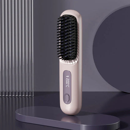 🎁Flash Sale(🚀50%OFF)💖Cordless Ceramic Heated Hair Straightening Comb