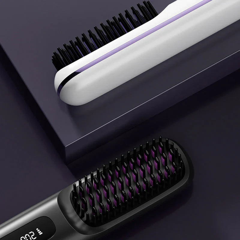 🎁Flash Sale(🚀50%OFF)💖Cordless Ceramic Heated Hair Straightening Comb