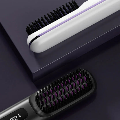 🎁Flash Sale(🚀50%OFF)💖Cordless Ceramic Heated Hair Straightening Comb